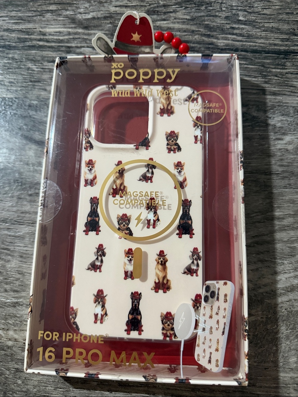 XO Poppy Wild Wild West Phone Case – iPhone 16 Pro Max